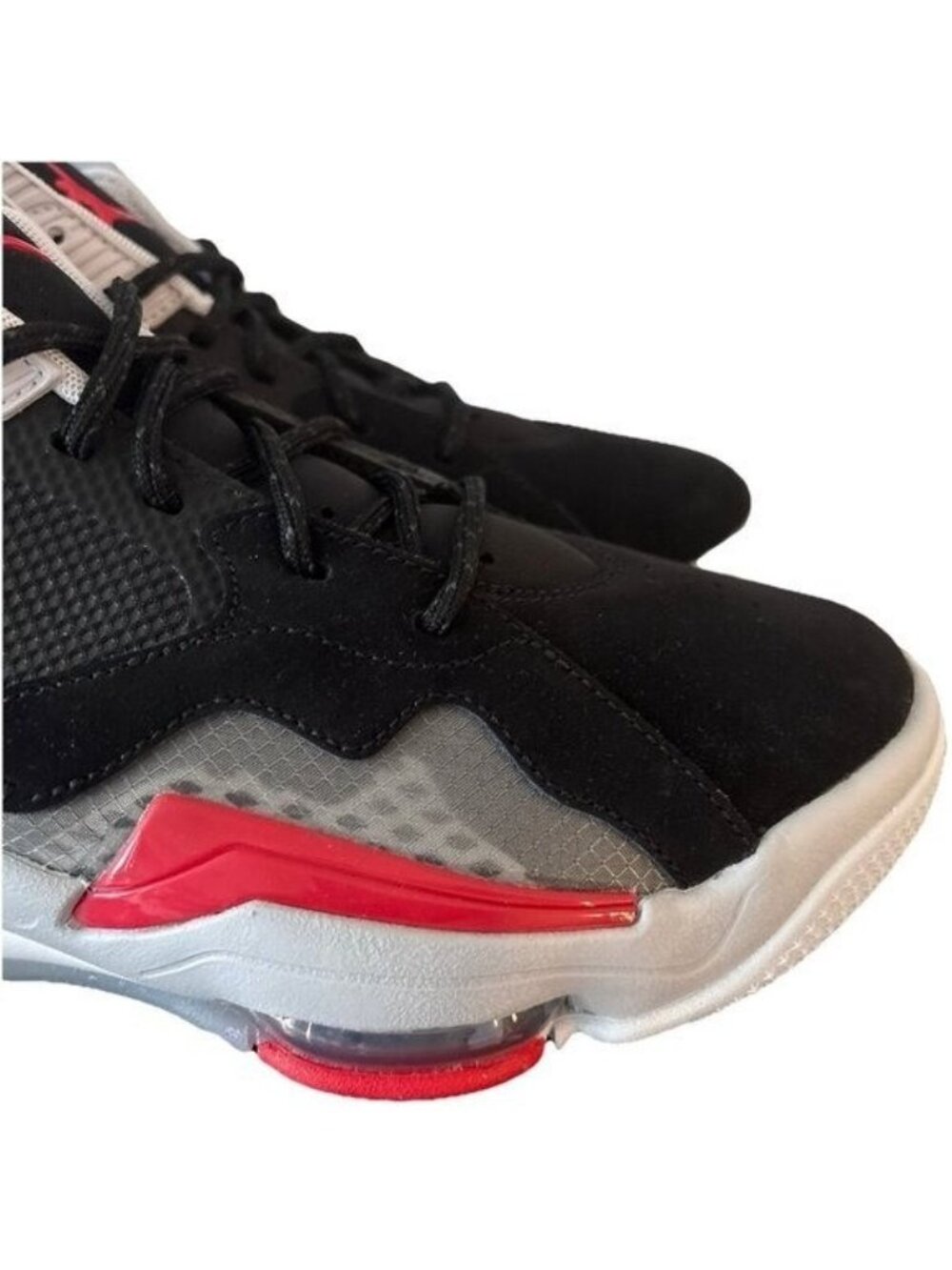 Nike Jordan Zoom  92 Men's Sneakers Basketball Shoes Sz. 10 Black University Red - Picture 7 of 12